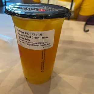 Passion Fruit Green Tea