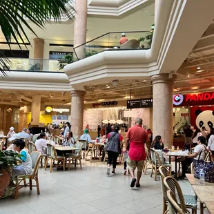 Back corner next to Barnes &amp; Noble