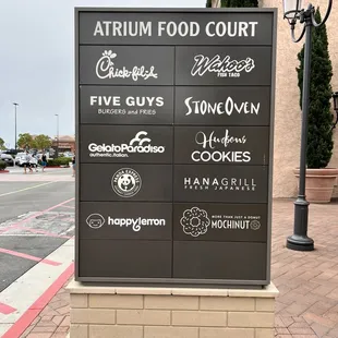 a sign for a restaurant