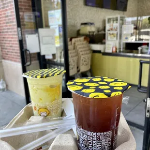 F2. Mango Matcha &amp; E5. Black Tea