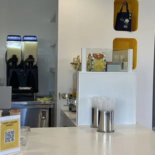 Slushy machines and merch