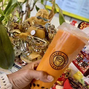 Thai tea. Delicious! Like my pics? I'm good with the camera huh?