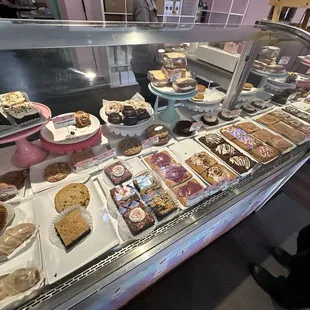 Vegan pastry case