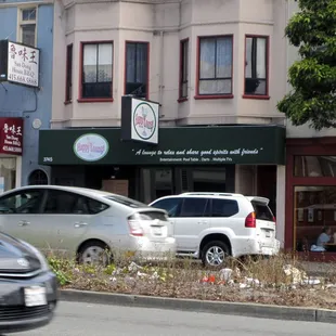 cars parked on the side of the road
