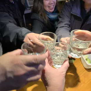 Shots? I said Tequila and Patty said Cazadores