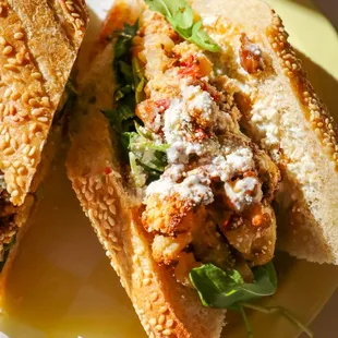 Roasted Cauliflower Sandwich