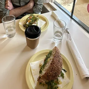 Muffuletta and Avocado Toast