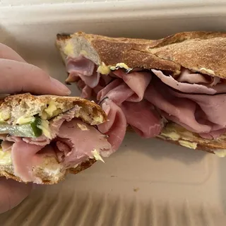 Ham and Butter Sandwich