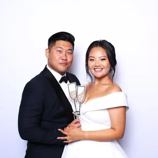 White backdrop option