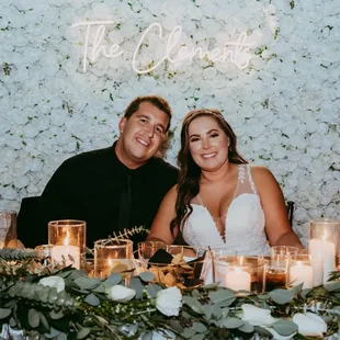 White Flower Wall Rental