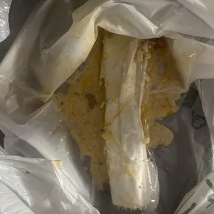 Dip so poorly packaged most ended up in the bag and the tortillas were non-existent.