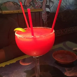 Strawberry Monster Margarita!
