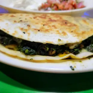 Spinach Quesadilla