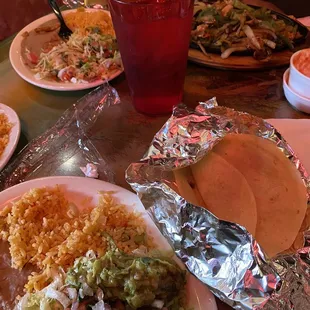 Vegetarian Fajitas, Mexican Rice