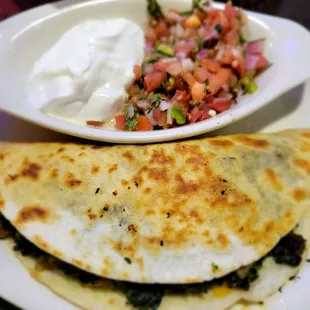 Spinach Quesadilla