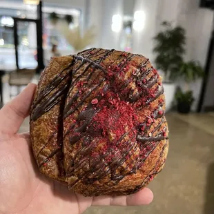 Chocolate and Raspberry Croissant