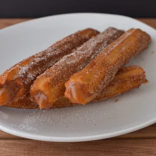 Caramel filled churros