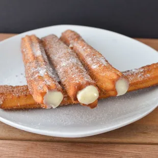 Vanilla filled churros