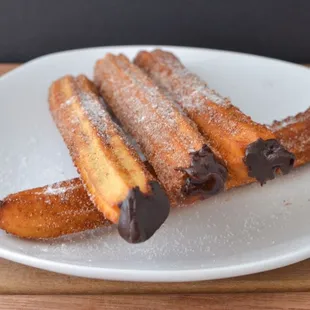 Chocolate filled churros