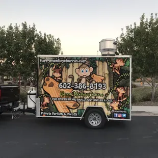 outside