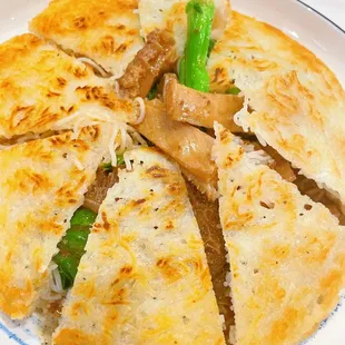 Pan fried vermicelli w.beef offal