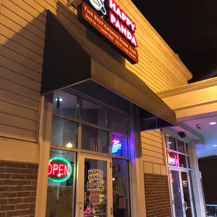 Restaurant front... the restaurant is bigger inside than it appears from the outside