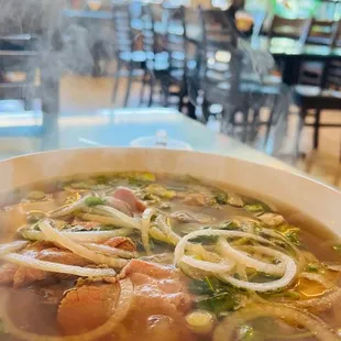 Hot and steamy pho