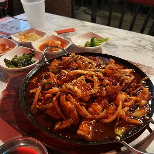 Spicy Pork and Squid