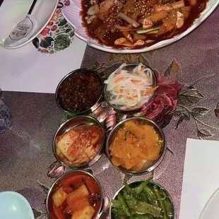 Sweet and spicy rice cake