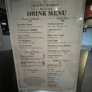 Menu 6.27.24 - also, HH specials 4pm - 8pm!