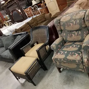 Tons of great high quality high-end estate, model home, repos, etc. furniture located on the 2nd floor