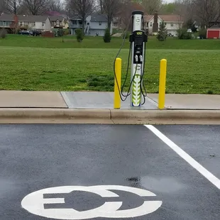 Electric car parking