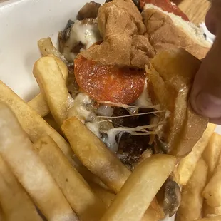Special of the month Pizza Burger