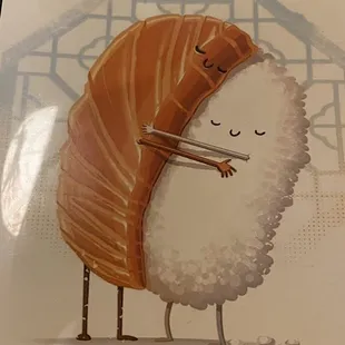 Front of menu pic. Too cute