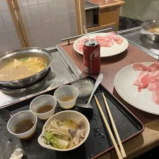 Middle of me enjoying food almost forgot a picture. Not the best picture because I was too busy enjoying food!