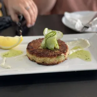 Delicious crab cake