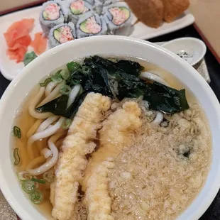 Tempura udon special combo