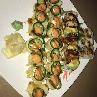 sushi and sashimi, food, sashimi, sushi