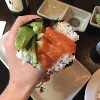 Spicy Salmon Hand Roll