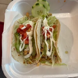 Chicken taco supreme