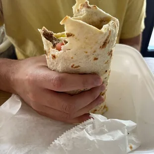 Massive burrito - delish
