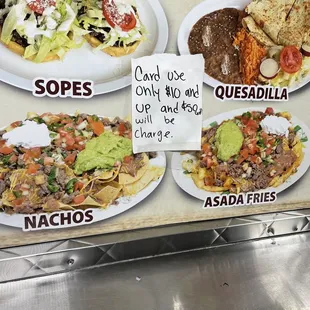 a variety of tacoss