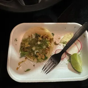 Chicken taco