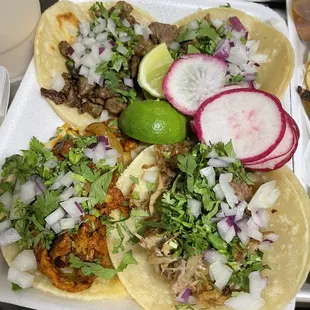 Asada, carnitas, pastor, and birria | IG @veryhangrymary