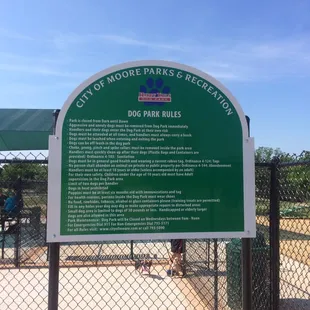 The park rules