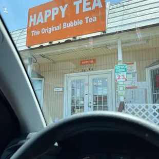 a view from inside a car