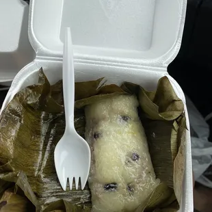 Banana sticky rice   Deelish!