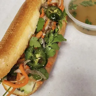 Beef Banh Mi Sandwich