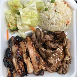 Beef &amp; Chicken Teriyaki