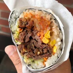 Beef Bulgogi Burrito